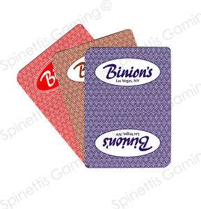 BINIONS CASINO Las Vegas Used Playing Cards 10 Decks *  