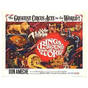 Rings Around The World Original Movie Poster, 28 x 22 (1966)  