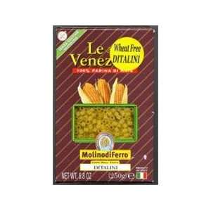 Le Veneziane Corn Pasta Ditalini   Case of 12  Grocery 