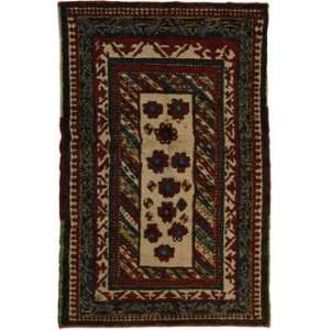  BORDJALU BLOSSOMS IVORY 3X5 AREA RUG   Tufenkian Carpets 