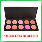 10 colors makeup cosmetic blusher powder palette soft rouge smooth