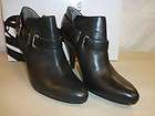 Nine West New Womens Sappheir Black Leather Boots 6 M Shoes