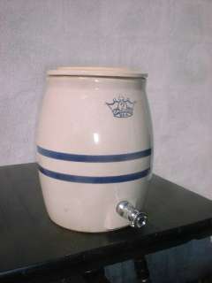   Antique Two Gallon Stoneware BARREL  KEG Dispenser,made in USA,  