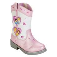   Toddler Girls Princess Light Up Cowboy Boot   Pink 