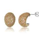   Half Hoop Earrings   Jewelry Gift for Birthday, Anniversary, Wedding