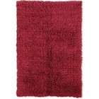 Rugs USA 5x7 Handmade Wool Premium Greek Flokati Ruby Red Area Rug