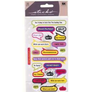  Sticko Stickers   Bubble Captions  Stickers Arts, Crafts 