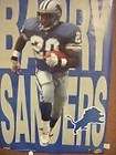 Barry Sanders Poster Never been opened E7 022 WITH DEFECTS