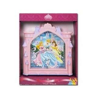 Disneys Princesses Castle Wall Clock   8 inches 
