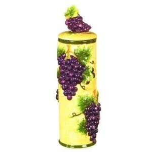  TUSCANY GRAPES 3 D Ceramic grape vase New
