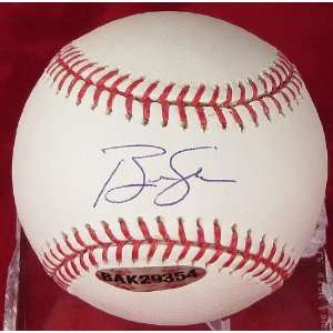  Ben Sheets Autographed Baseball (Near Mint) (UDA COA 