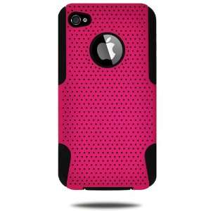 Amzer Silicone Perforated PolyCarbonate Hybrid Case for iPhone 4   1 