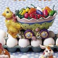 Fitz & Floyd Eggscapades Easter Jelly Bean dish **NIB  