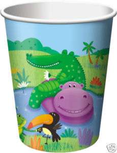 Jungle Buddies Pals Theme party supplies 9 oz cups  