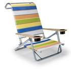   Mini Sun Chaise Folding Beach Arm Chair with Cup Holders, Parfait