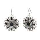 Trifari Women’s Earrings Medium Drop Fishhook Marcasite