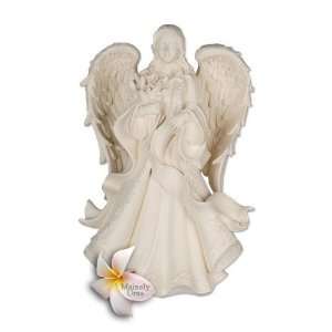  Angel with Flowers Cremation Urn