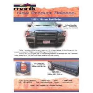  Manik 728154T Side Bars   3 TUBE STEPS BLACK   for 96 00 