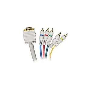  VGA to RGB H/V 5 Component Video Cable