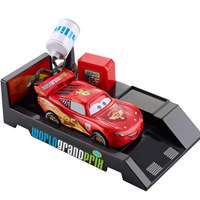 Disney Pixar Cars 2 Pit Stop Launcher Racer Vehicle   Lightning 