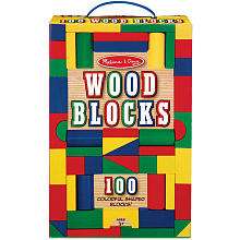Melissa & Doug 100 Piece Wood Blocks Set   Melissa & Doug   Toys R 