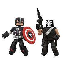 Marvel Minimates Wave 10 Action Figures   Secret War Captain America 