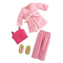 Journey Girls 18 inch Doll Clothes   Pink PJs and Robe   Toys R Us 