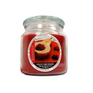   Red Fruit Orchard Jar Candles with Lids 14.5 oz