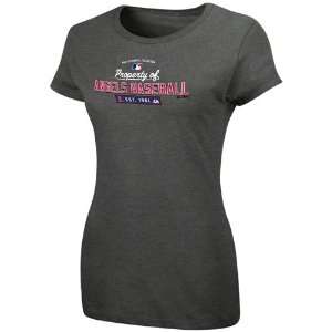  MLB Majestic Los Angeles Angels of Anaheim Ladies Charcoal Property 