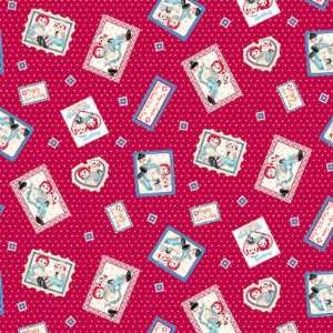 Raggedy Ann & Andy Classics Patch Red Fabric