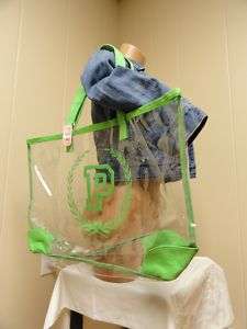 Victorias Secret PINK Plastic Handbag Bag Tote Beach  