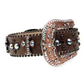  Copper Bling Buckle Dog Collar