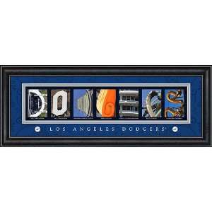  Los Angeles Dodgers Letter Art Frame