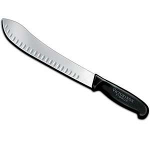   10 Butcher Knife w/ Granton Edge and Fibrox Handle 