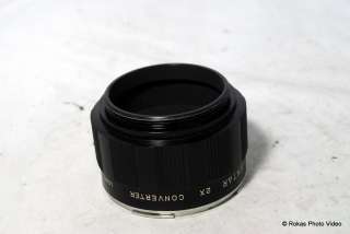 Pentax Lentar 2X teleconverter lens screw mount M42  