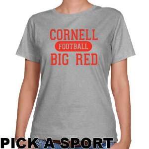  Cornell Big Red Ladies Ash Custom Sport Classic Fit T 