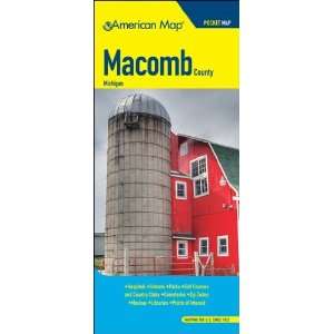  American Map 450152 Macomb County MI Pocket Map