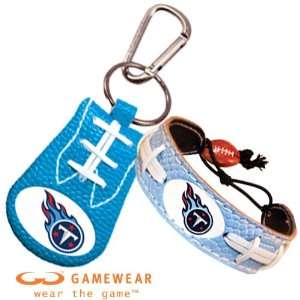   Tennessee Titans Team Color Bracelet & Keychain Set
