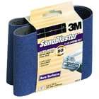 3M SandBlaster 9611 4 Inch by 24 Inch 80 Grit Bare Surfaces Power 
