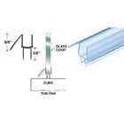 CRL Co Extruded Clear Bottom Wipe with Drip Rail for 1/2 Glass   32 5 