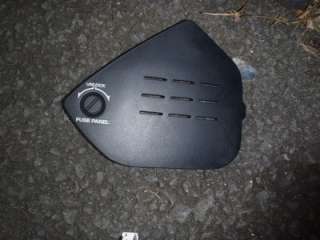 Used fuse panel cover with thumb screw for 90 93 Corvette. No damage 