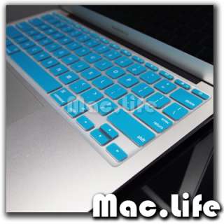 AQUA BLUE Silicone Keyboard Cover for Macbook Air 11  