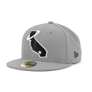   Angels of Anaheim New Era 59Fifty MLB Gray BW Cap Hat Sports