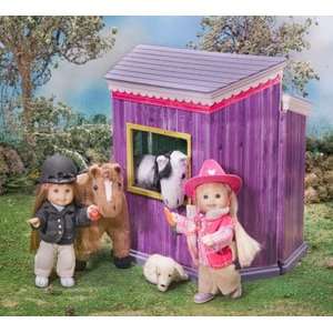   Only Hearts Club Stable, Corral Fence, Bench and Saddle Toys & Games