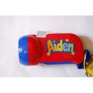  My Name Personalized Flashlight Aiden Toys & Games
