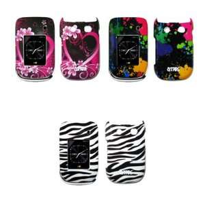   Heart Flowers, Paint Splatter, Zebra Skin) for Blackberry Style 9670