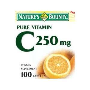 Natures Bounty  Vitamin C, 250 mg, 100 tablets
