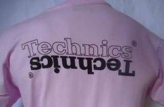 Technics DJ Skull with Headphones DJ T Shirt Sz Medium  