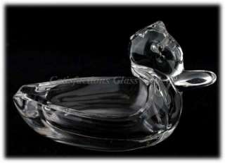 Duncan and Miller Pall Mall Small Duck Crystal Ashtray  