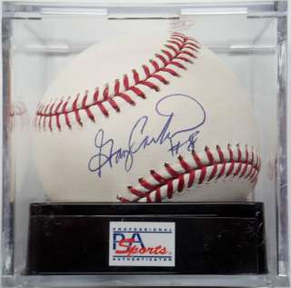 GARY CARTER #8 Signed Baseball PSA/DNA Mint + 9.5 Full LOA  